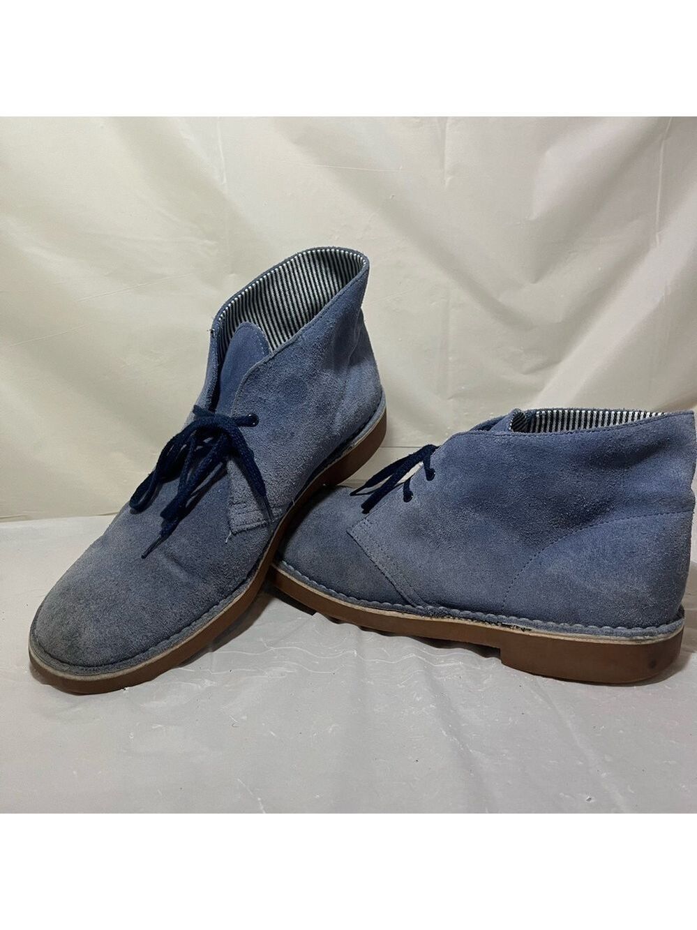 Clarks chukka Blue Suede Desert Boots 10.5